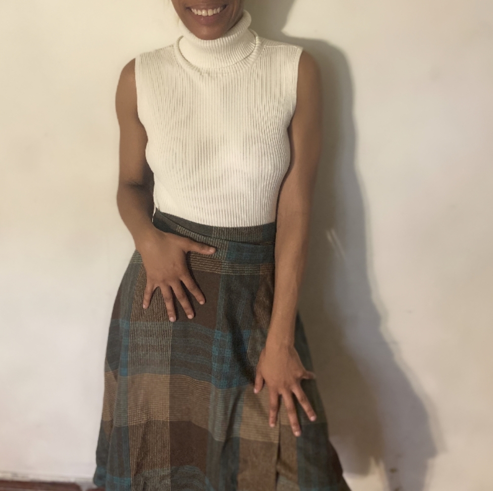 1960s Style Midlength Skirt OSFM